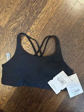 Athleta Black Strappy Sports Bra